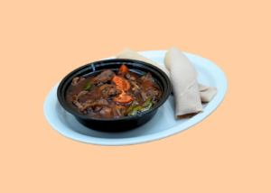 Ethiopian Cuisine - mushroom indugay tibs